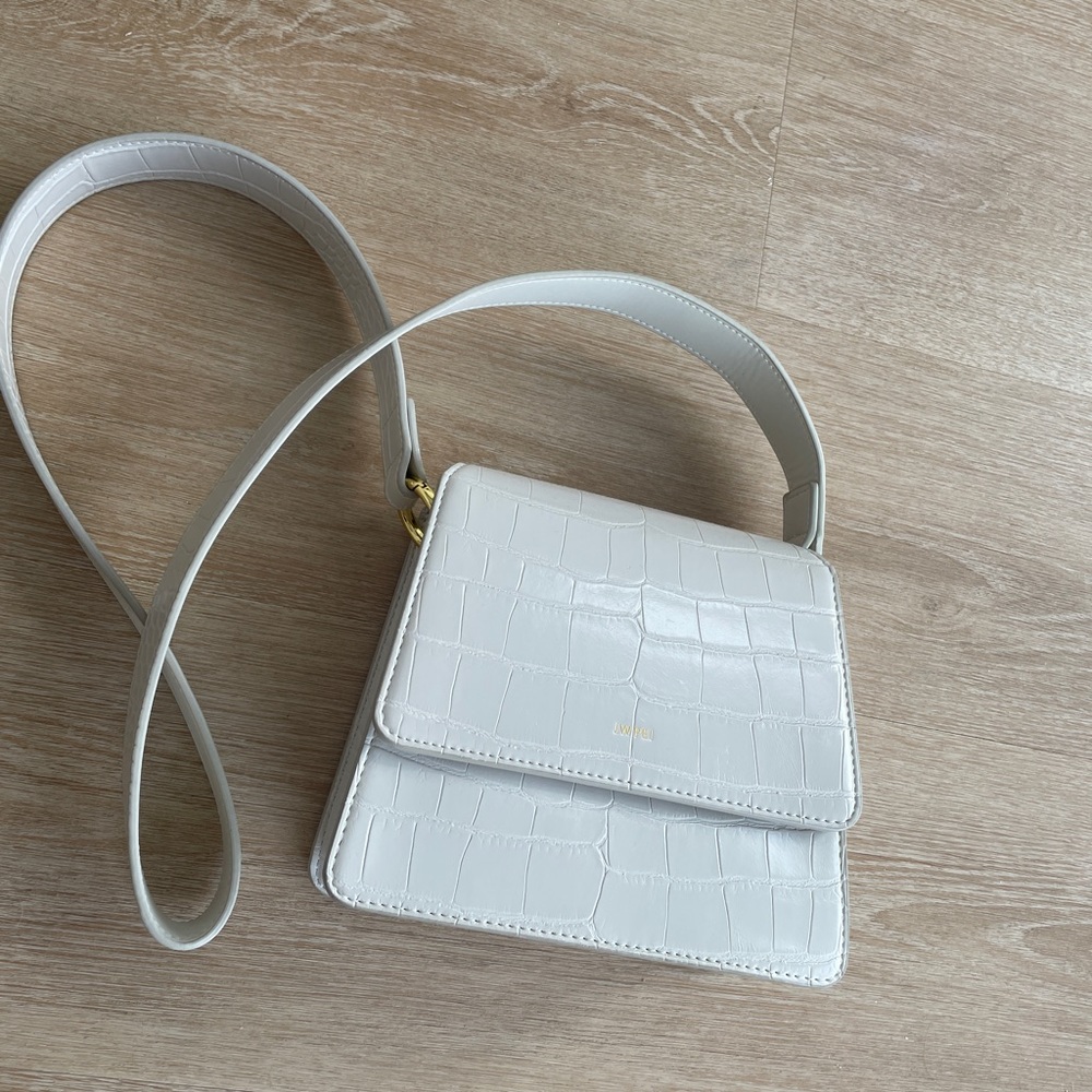 JW PEI Women’s FAE Top Handle Bag in Cream/White